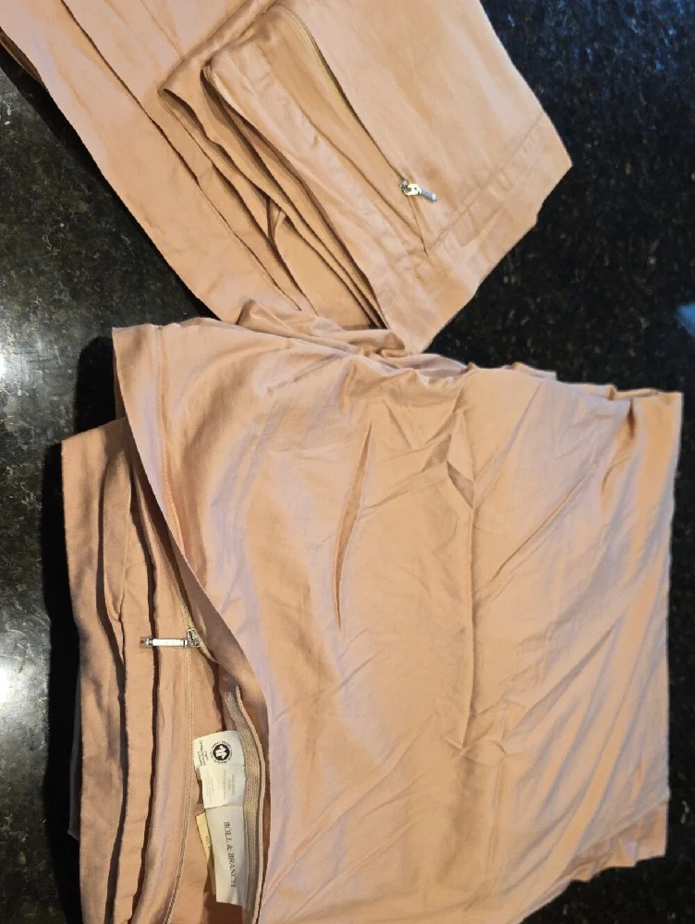 Blush Pink Duvet Cover Set.  BOLL & BRANCH